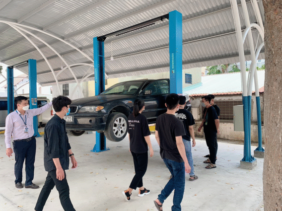 Thực tập sinh Trường Đại học Giao thông Vận tải tại công ty đối tác